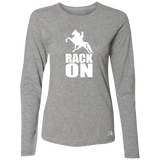 RACK ON RACKING (WHITE ART) 64LTTX Ladies’ Essential Dri-Power Long Sleeve Tee