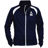 RACK ON RACKING (WHITE ART) LST90 Ladies' Raglan Sleeve Warmup Jacket